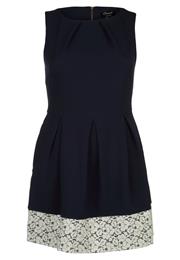 Closet Curvy Festkjole Navy Cream