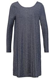 Kaffe Ana Festkjole Dark Blue Silver