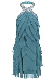 Laona Festkjole Slate Green