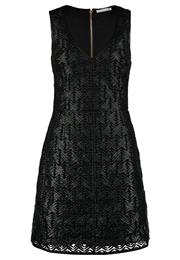 Supertrash Daired Festkjole Black