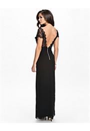 Lace V Back Festkjole