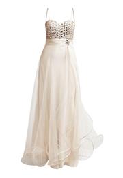 Luxuar Fashion Festkjole Gold