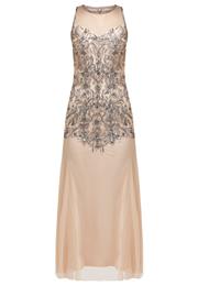 Miss Selfridge Festkjole Taupe Beige