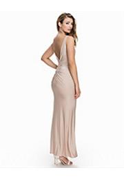 V-neck Drape Kjole